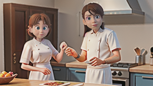 見えてしまう調理場